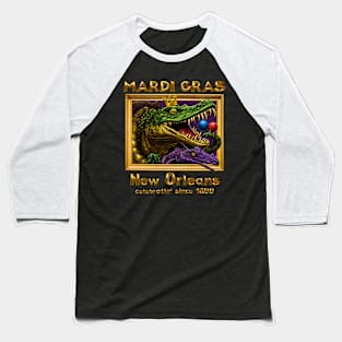 Mardi Gras New Orleans Baseball T-Shirt